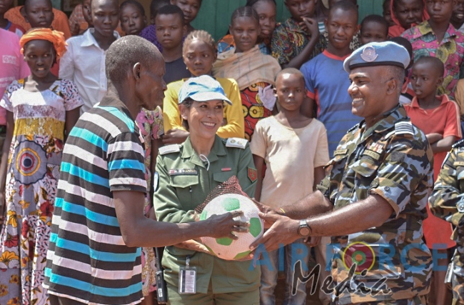 4th SL Aviation Contingent in Central Africa conduct Final Civil Military Coordination activity