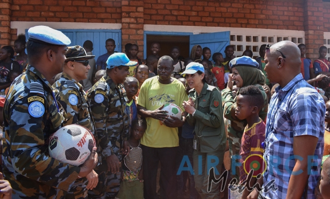 4th SL Aviation Contingent in Central Africa conduct Final Civil Military Coordination activity