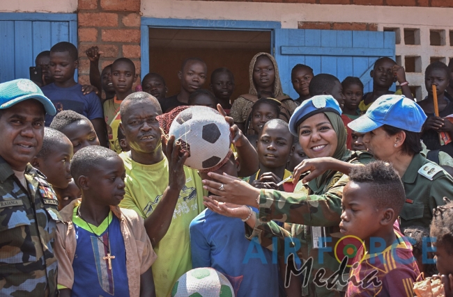 4th SL Aviation Contingent in Central Africa conduct Final Civil Military Coordination activity