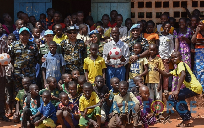 4th SL Aviation Contingent in Central Africa conduct Final Civil Military Coordination activity