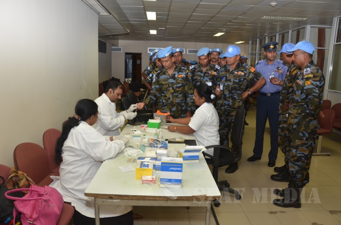 First Ever Set of SLAF Personnel of UNPK HELI-DEPLOYMENT (MINUSCA) Return to Sri Lanka