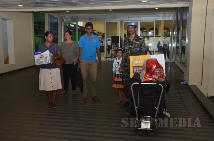 First Ever Set of SLAF Personnel of UNPK HELI-DEPLOYMENT (MINUSCA) Return to Sri Lanka