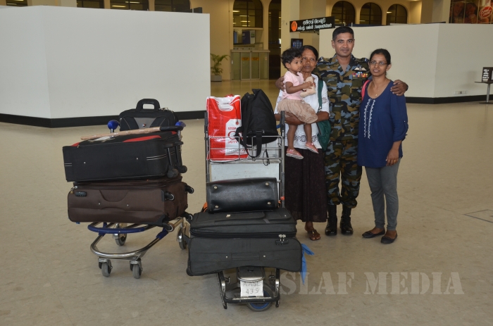 First Ever Set of SLAF Personnel of UNPK HELI-DEPLOYMENT (MINUSCA) Return to Sri Lanka