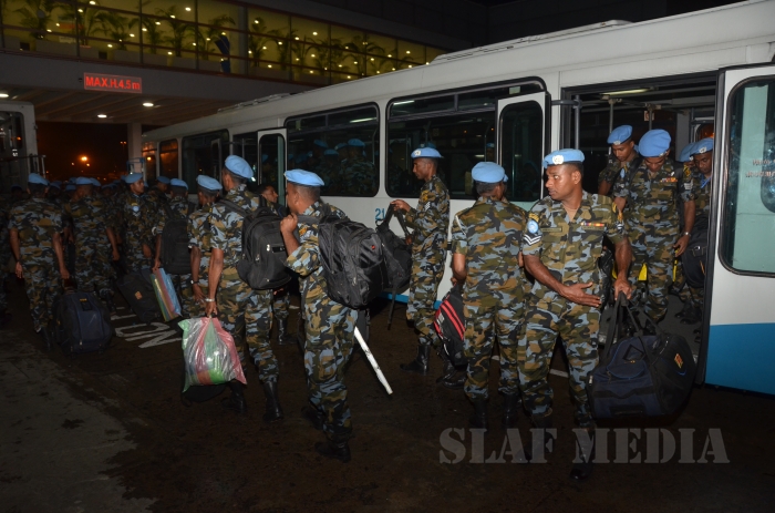 First Ever Set of SLAF Personnel of UNPK HELI-DEPLOYMENT (MINUSCA) Return to Sri Lanka