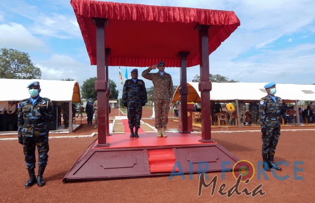 MINUSCA 5th Contingent Medal Awarding Ceremony
