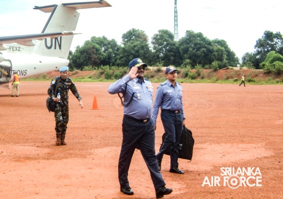 HIGHER LEVEL SUPERVISION VISIT OF NO 8TH AVIATION CONTINGENT AT MINUSCA