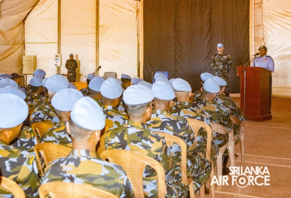 HIGHER LEVEL SUPERVISION VISIT OF NO 8TH AVIATION CONTINGENT AT MINUSCA
