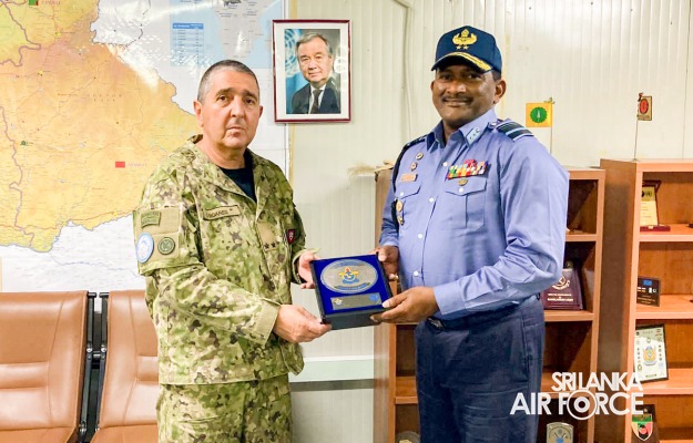 HIGHER LEVEL SUPERVISION VISIT OF NO 8TH AVIATION CONTINGENT AT MINUSCA