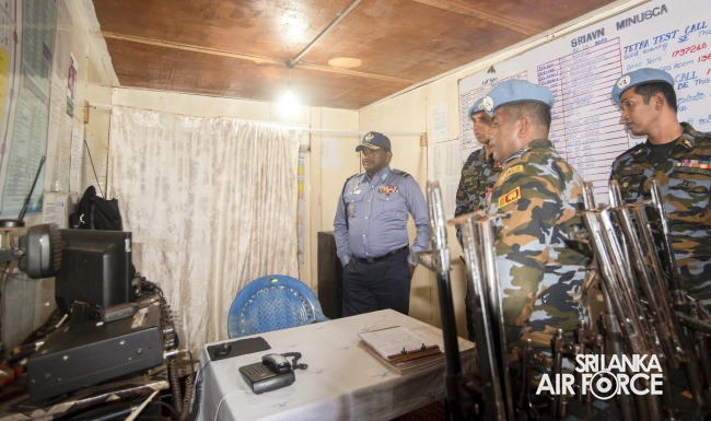 HIGHER LEVEL SUPERVISION VISIT OF NO 8TH AVIATION CONTINGENT AT MINUSCA
