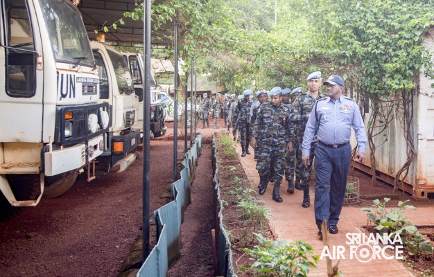 HIGHER LEVEL SUPERVISION VISIT OF NO 8TH AVIATION CONTINGENT AT MINUSCA