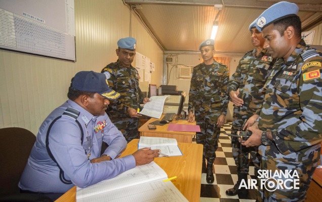 HIGHER LEVEL SUPERVISION VISIT OF NO 8TH AVIATION CONTINGENT AT MINUSCA
