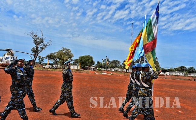 MINUSCA 4th Contingent Medal Parade and Deputy Chief of staff’s Visit to Central African Republic
