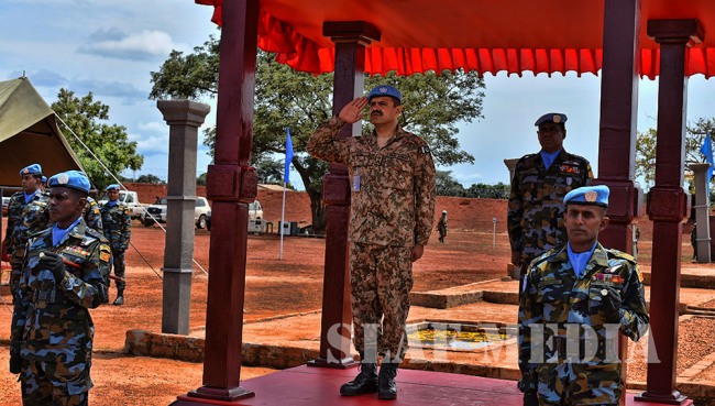 MINUSCA 4th Contingent Medal Parade and Deputy Chief of staff’s Visit to Central African Republic