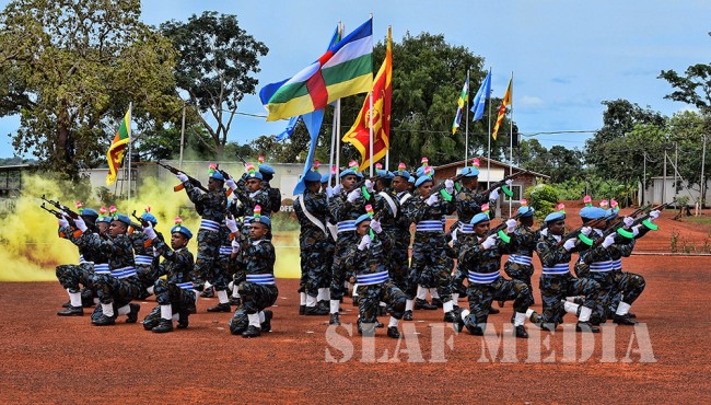MINUSCA 4th Contingent Medal Parade and Deputy Chief of staff’s Visit to Central African Republic