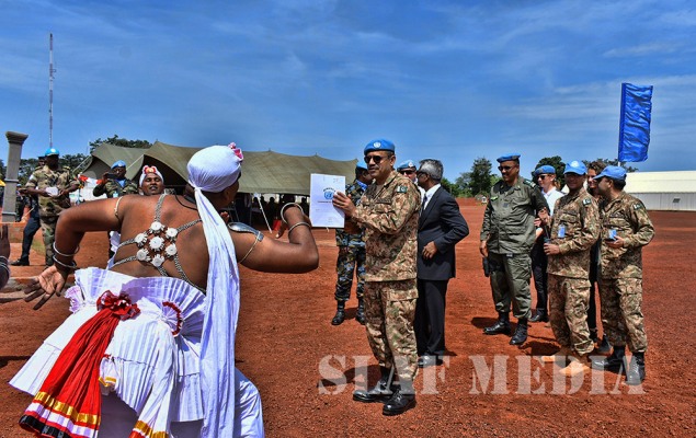MINUSCA 4th Contingent Medal Parade and Deputy Chief of staff’s Visit to Central African Republic