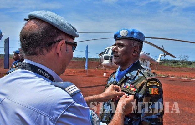 MINUSCA 4th Contingent Medal Parade and Deputy Chief of staff’s Visit to Central African Republic