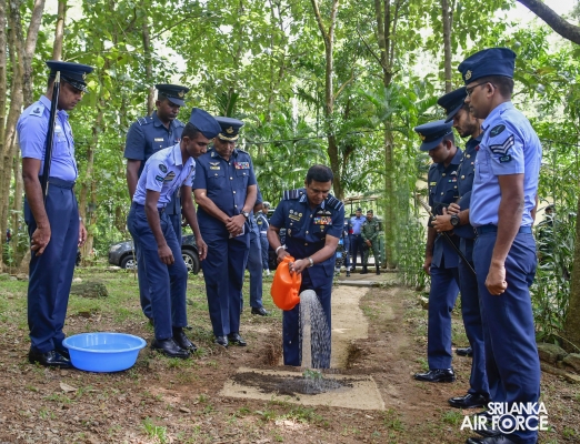 COMMANDER’S INSPECTION AT SLAF STATION MIRIGAMA