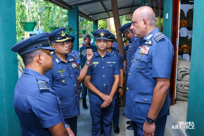 ANNUAL COMMANDER’S INSPECTION AT SLAF STATION MIRIGAMA