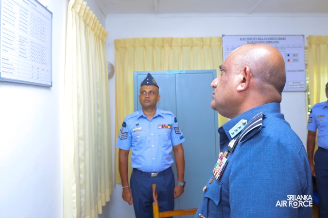 ANNUAL COMMANDER’S INSPECTION AT SLAF STATION MIRIGAMA