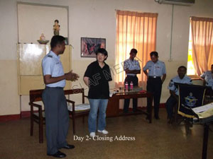 Two day workshop for SLAF military band By miss keiko kobayashy of Japan