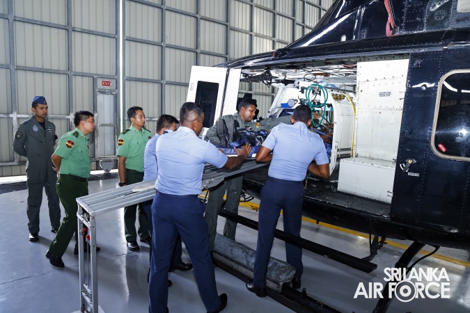 SLAF AND MYANMAR AIR FORCE CONDUCT SUBJECT MATTER EXPERT EXCHANGE ON AVIATION MEDICINE, MENTAL HEALTH AND NUTRITION