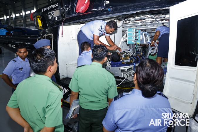 SLAF AND MYANMAR AIR FORCE CONDUCT SUBJECT MATTER EXPERT EXCHANGE ON AVIATION MEDICINE, MENTAL HEALTH AND NUTRITION