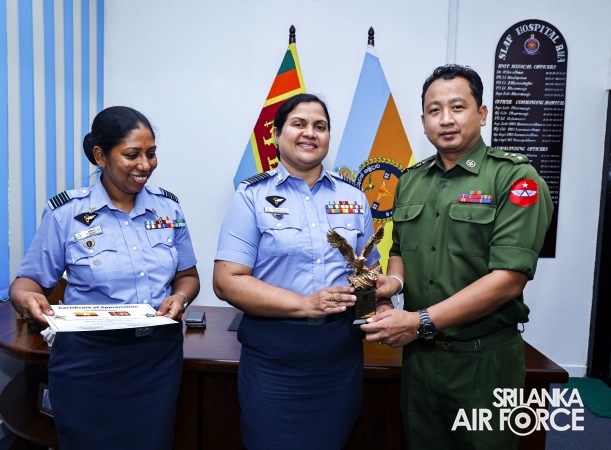 SLAF AND MYANMAR AIR FORCE CONDUCT SUBJECT MATTER EXPERT EXCHANGE ON AVIATION MEDICINE, MENTAL HEALTH AND NUTRITION