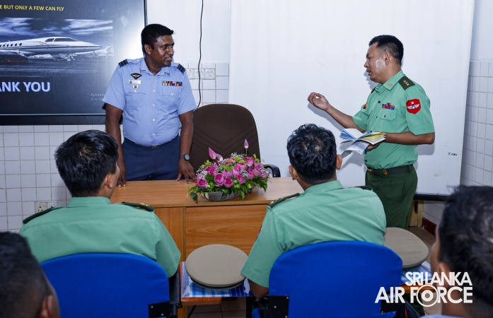 SLAF AND MYANMAR AIR FORCE CONDUCT SUBJECT MATTER EXPERT EXCHANGE ON AVIATION MEDICINE, MENTAL HEALTH AND NUTRITION