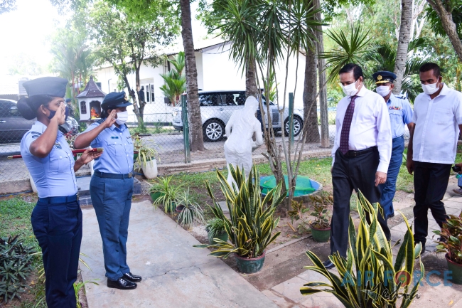 PTF Tackling Health Security of Tri Services Visits SLAF Trade Training School Ekala