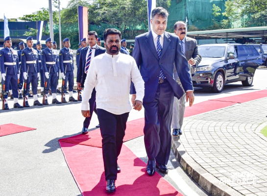COMMANDER OF THE AIR FORCE ATTENDS IN CEREMONY AS PRESIDENT ASSUMES DUTIES AS THE MINISTER OF DEFENCE