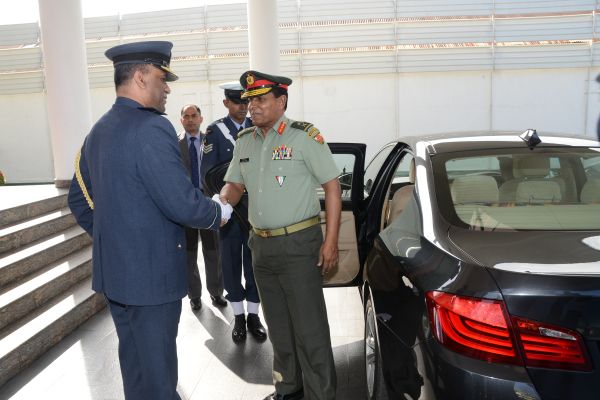 Chief Of The Defence Force Of The Republic Of Maldives Calls on the Commander