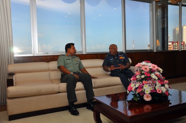 Chief Of The Defence Force Of The Republic Of Maldives Calls on the Commander