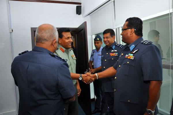 Chief Of The Defence Force Of The Republic Of Maldives Calls on the Commander