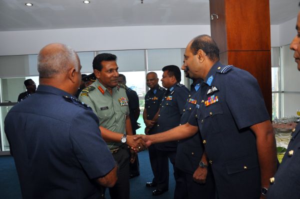 Chief Of The Defence Force Of The Republic Of Maldives Calls on the Commander