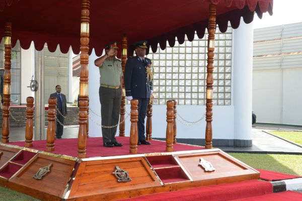 Chief Of The Defence Force Of The Republic Of Maldives Calls on the Commander