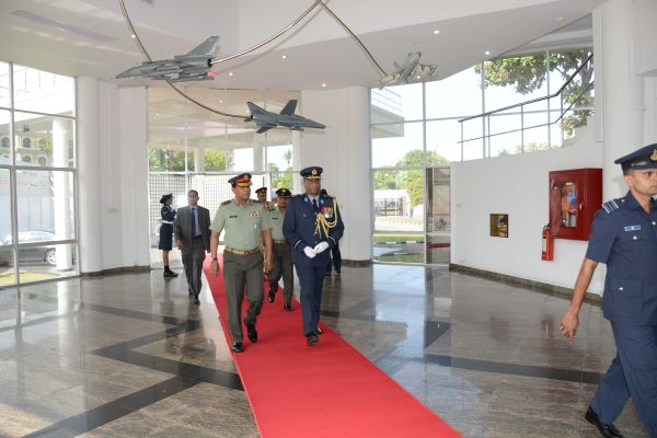Chief Of The Defence Force Of The Republic Of Maldives Calls on the Commander