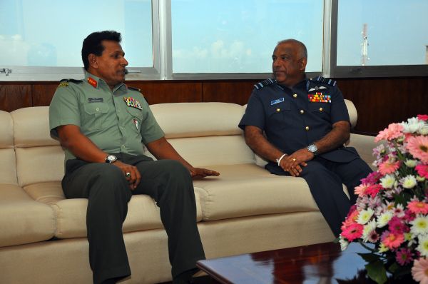 Chief Of The Defence Force Of The Republic Of Maldives Calls on the Commander