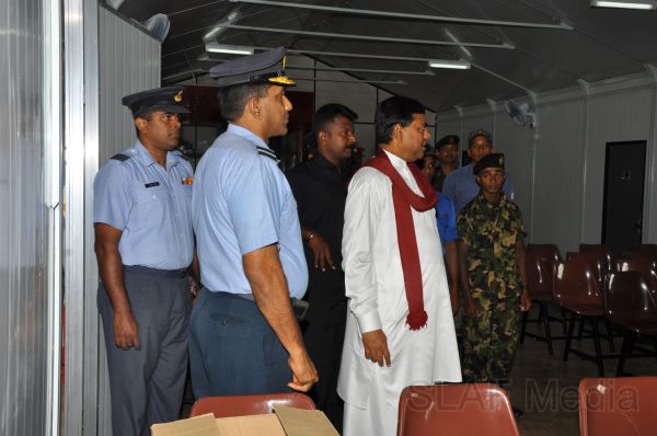 ශ්රී ලංකා ගුවන් හමුදා ගුවන් ගමන් ඇරඹුම් මධ්යස්ථානයක් කටුනායක කඳවුරේ...