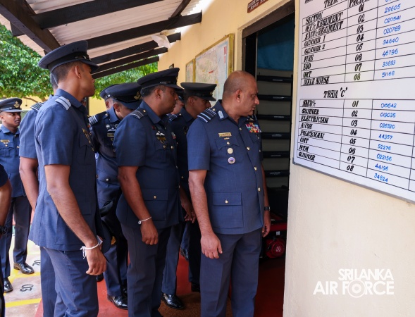 COMMANDER'S INSPECTION OF SLAF STATION MORAWEWA