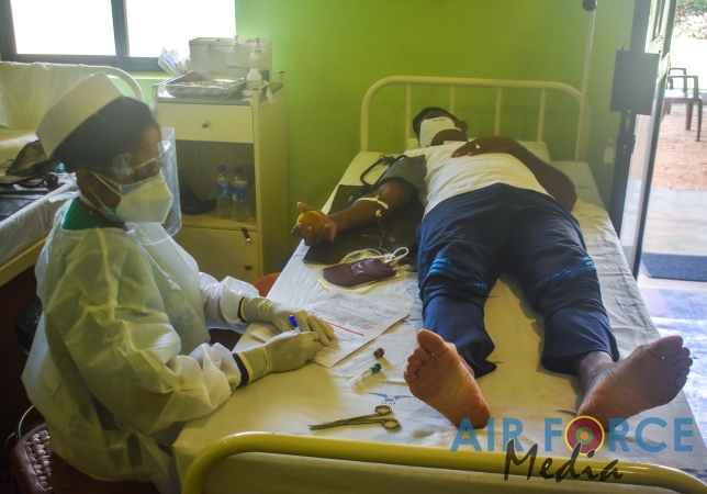 SLAF STATION MORAWEWA CONDUCTS BLOOD DONATION PROGRAMME