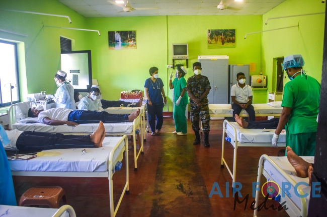 SLAF STATION MORAWEWA CONDUCTS BLOOD DONATION PROGRAMME