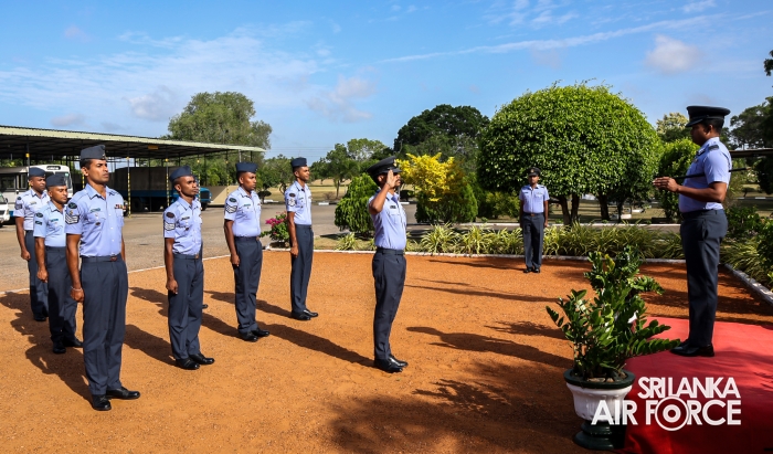 CHANGE OF COMMAND AT NO 2 MTR&OW SLAF BASE VAVUNIYA