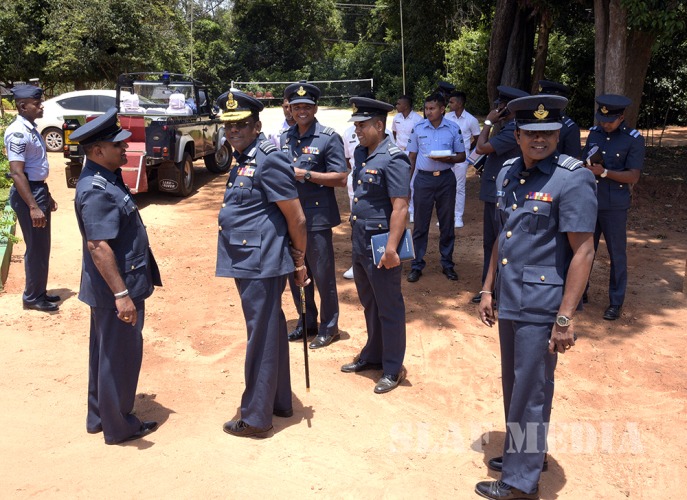 Annual Commander's Inspection at SLAF Station Mullaittivu