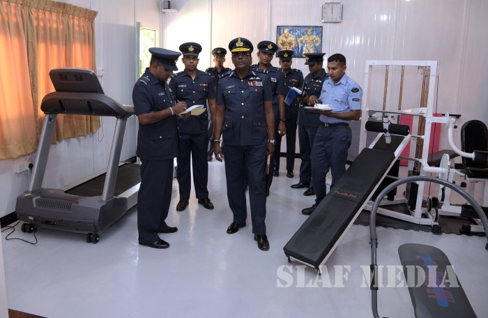 Annual Commander's Inspection at SLAF Station Mullaittivu