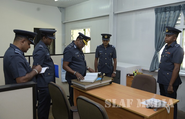 Annual Commander's Inspection at SLAF Station Mullaittivu
