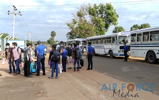 223 Naval Personnel quarantined at SLAF Quarantine Centre at Mullaitivu released