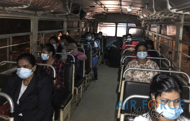 63 Civilians who Complete Quarantine Leave for Homes from Mullaitivu