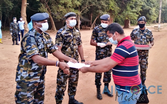 136 Civilians Quarantined at SLAF Quarantine Centre Mullaitivu Released