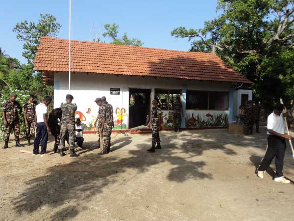 முல்லைத்தீவு விமானப்படை முகாமின் சமூக சேவைத்திட்டம்.