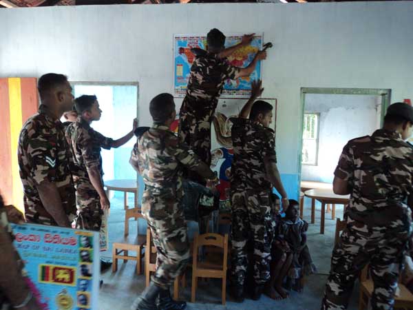 முல்லைத்தீவு விமானப்படை முகாமின் சமூக சேவைத்திட்டம்.